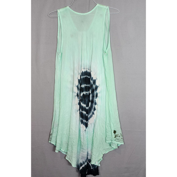 True Rock Dress Womens‎ One Size OS Tie Dye Flowy Hippie Fairy Sleeveless NWT - Picture 2 of 5